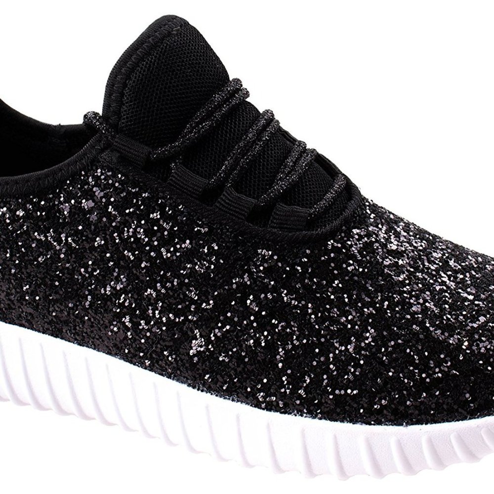 Women Sneaker Glitter Lace-up Low Top Fashion RM18